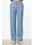 Yan Cepli Bol Paça Pantolon Blue 04198 2