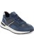Lacivert Hakiki Deri Erkek Sneaker - E24I1AY56913-C39 1