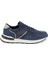 Lacivert Hakiki Deri Erkek Sneaker - E24I1AY56913-C39 3