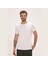 Solid Erkek T-Shirt - Kırık Beyaz 1
