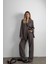 Açık Kahve Oversize Ceket Pantolon Premium Takım 2