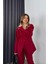 Bordo Havuç Model Blazer Ceket Pantolon Takım 1