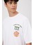 Ön Arka Baskılı Oversize Fit T-Shirt 3