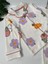 Tavşan ve Çiçek Desenli Kız Bebek Pijama Takımı 3