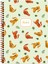 Çizgili Spiralli Hayvanlar Defter 16,5 x 22,5 cm - Kedi 1
