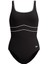 Speedo Spdscu Cntr Eclipse 1pc Af Black Kadın Yüzücü Mayosu 8-00306700334 Siyah 3