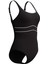 Speedo Spdscu Cntr Eclipse 1pc Af Black Kadın Yüzücü Mayosu 8-00306700334 Siyah 4
