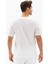 Kısa Kol Şile Bezi Bisiklet Yaka Etnik Erkek Yazlık T-shirt Beyaz Byz 2