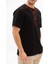Kısa Kol Şile Bezi Bisiklet Yaka Etnik Erkek Yazlık T-shirt Siyah Syh 3