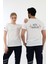 112 Yuvarlak Yaka Penye Kısa Kol Tshirt - Beyaz 1