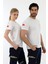 112 Yuvarlak Yaka Penye Kısa Kol Tshirt - Beyaz 2
