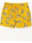 Erkek Çocuk Lemon Party Kaplumbağa Desenli Deniz Şortu Sarı 1