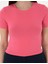 Kadın Pembe Regular Fit Crop Tişört 50306945-VR041 6