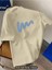 Line Grafik Baskılı Erkeklerin Yaratıcı Üstü, Rahat Kısa Kollu Crew Neck Oversize T-Shirt, Erkek 1