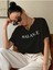 Kadın Balance Baskılı Pamuklu Oversize T-Shirt 2