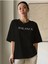 Kadın Balance Baskılı Pamuklu Oversize T-Shirt 4