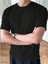 Unisex Erkek-Kadın Fitilli Bisiklet Yaka Triko T-Shirt 1
