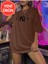 Unisex Yeni Sezon Oversize Ny T-Shirt 1