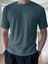 Unisex Erkek-Kadın Fitilli Bisiklet Yaka Triko T-Shirt 5