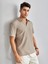 Unisex Erkek-Kadın Fitilli Polo Yaka Triko T-Shirt 3
