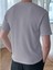 Unisex Erkek-Kadın Fitilli Bisiklet Yaka Triko T-Shirt 5