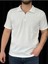 ✅ Erkek Ottoman Kumaş T-Shirt – Polo Yaka, Yarım Fermuar Detaylı 1