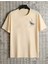 Unisex Şimşek Göz Basklı Pamuklu Oversize T-Shirt 1