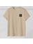 Unisex Üç Çizgi Baskılı Yeni Sezon Pamuklu Oversize Tshirt 1