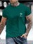 Unisex Yeni Sezon Oversize Palmiye Baskılı Pamuklu Tshirt 2