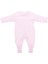 Kız Bebek Pembe Sade Çıtçıtlı Kendinden Çoraplı Tulum - 1012374 3