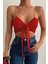 Zincir Askılı Crop Büstiyer T-Shirt 3