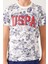 U.s. Polo Assn 1356 Garson Flowered Details Erkek Çocuk Bermuda Takım 4