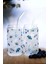 Pinterest Bardak Blueberry Desenli Isıya Dayanıklı Borosilikat 2 Adet Cam Pipetli Sunum Bardağı 2
