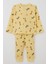 Erkek Bebek Pijama Takımı Minik Safari Temalı Hayvancık Desenli 4 Ay-1 Yaş, Sarı 1