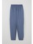 Erkek Çocuk Pijama Takımı Kare Desenli 4-8 Yaş, Mavi 3