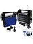 3ın1 - Solar 2in1 El Feneri - Radyo - Mp3 Bluetooth - Usb/ Tf Port - 2 Parça Ampul Kablolu - Powerbank (4887) 1