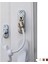 Anahtarlı Halatlı Pvc Kapı Pencere Emniyet Kilidi (4767) - MCT9069-1467 3