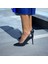 Lacivert Hakiki Deri Stiletto 2