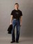 Calvin Klein Jeans Graphic Tees Erkek Siyah T-Shirt LV04RB862G-UB1 1