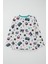 Kız Çocuk Pijama Takımı Müzik Temalı Yıldız Desenli 4-8 Yaş, Ekru 4
