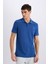 %100 Pamuk Slim Fit Dar Kesim Kısa Kollu Polo Tişört D7665AX25SP 5