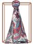 Ipekevi Paisley Desenli Ipek Şal 06572-TURKUAZ 1