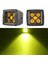 25W LED Off-Road Çalışma Işığı Su Geçirmez Sürüş Işığı Kare Sis Lambası Sarı Işık Araba Kamyon Atv Römork Motosiklet Için (Yurt Dışından) 3