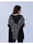 Zebra Desenli ve Yazı Detaylı Asimetrik Kesim Bluz Xl 4