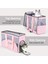 Funadd FA1002 Naylon Kumaş Pet Kedi Taşıma Çantası Küçük Köpek Için Tote Çanta-Pembe (Yurt Dışından) 4