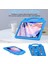 Honor Pad 9 Tablet Kılıfı Için Çizilmez Eva Sevimli Desenler Kickstand Kapağı ve Saplı-Gök Mavisi (Yurt Dışından) 2