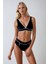 Nigru Biye Detay Üçgen Bikini Siyah 1