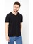 Erkek Çok Renkli T- Shirt Regular Fit Rahat Kesim V Yaka 5'li Basic Tişört Paketi 3