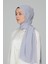 Açık Gri Lux Şifon Şal 1