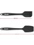 Büyük Spatula Seti, Isıya Dayanıklı Yanmaz Yapışmaz Silikon Büyük Spatula ve Kaşık Spatula 2’li Set 2